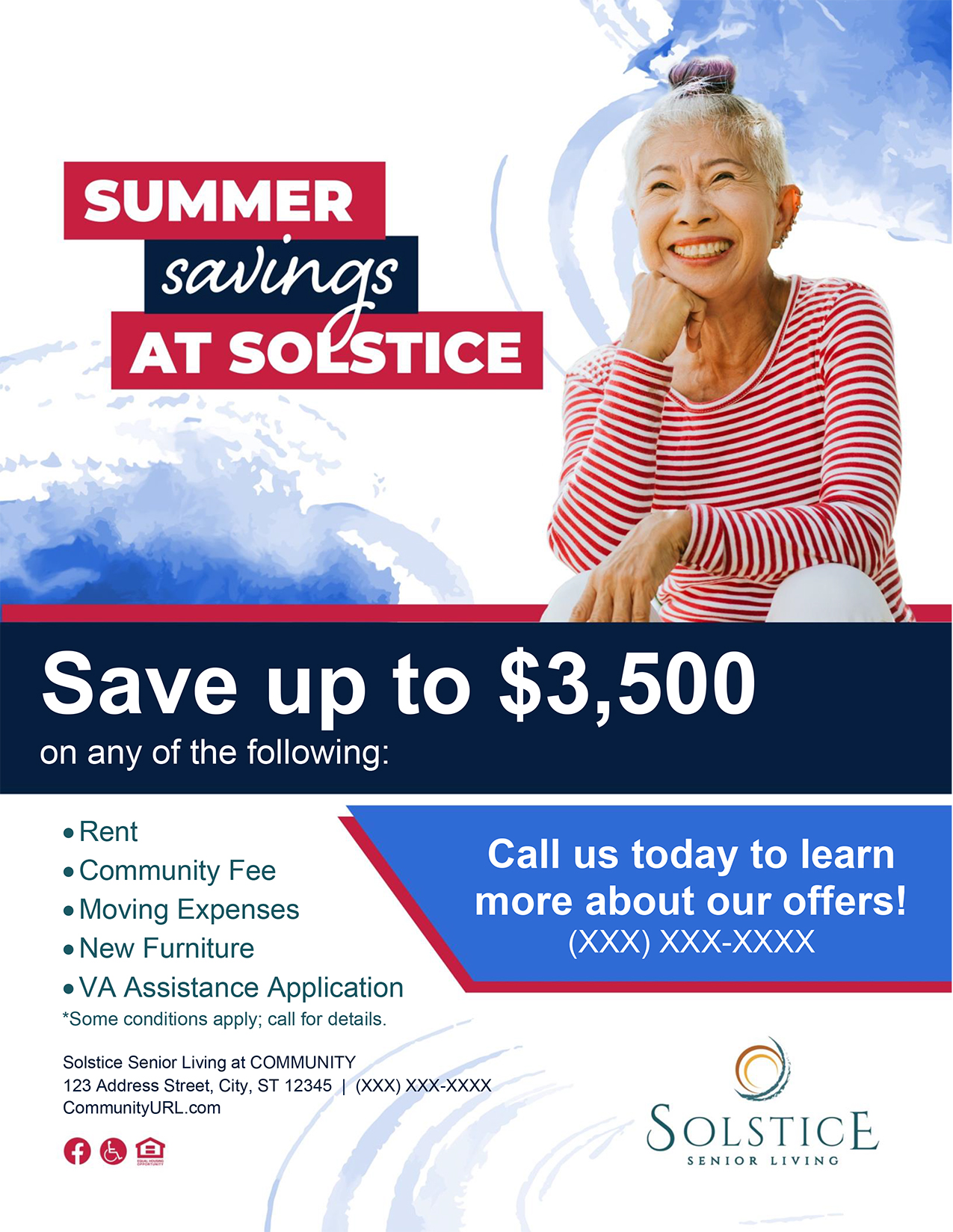 June Editable Flyer Save $3,500