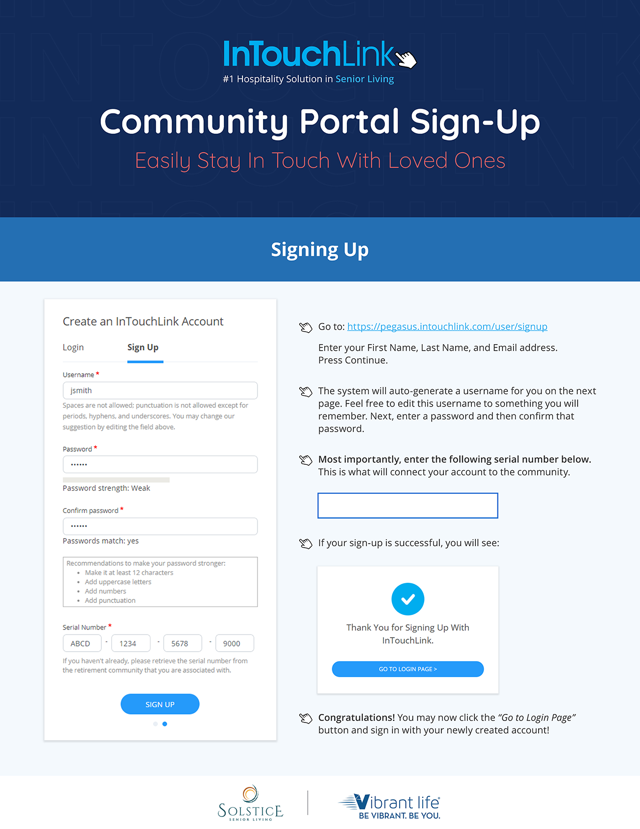 InTouch Community Portal Instructions