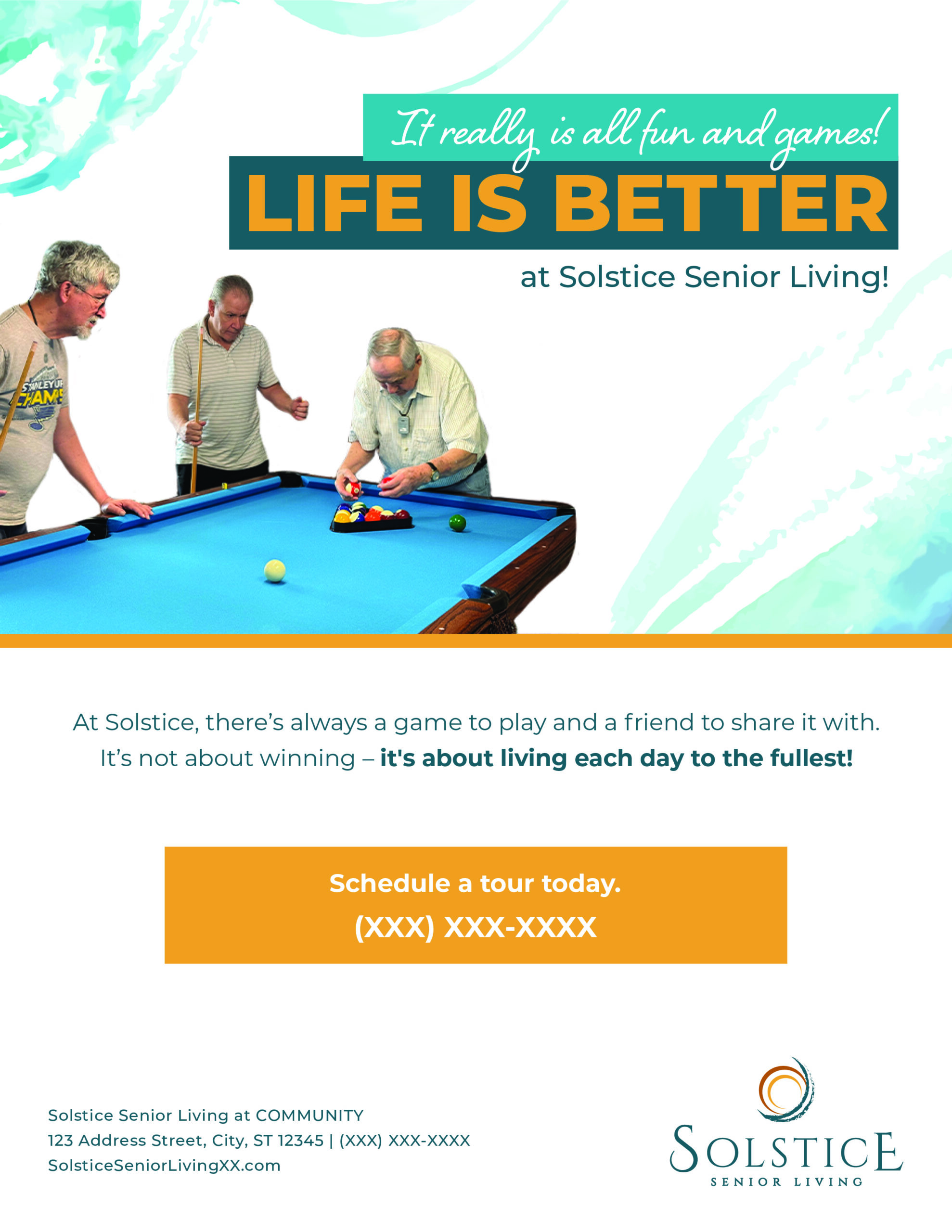 January 2025 editable flyer