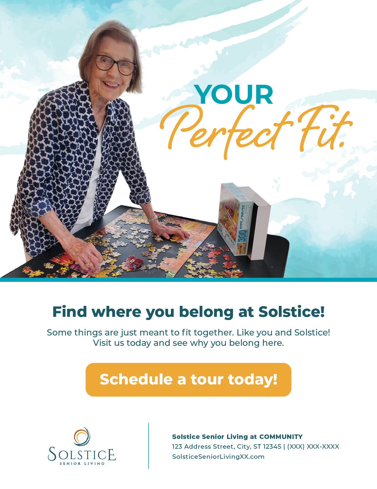 January 2025 editable flyer
