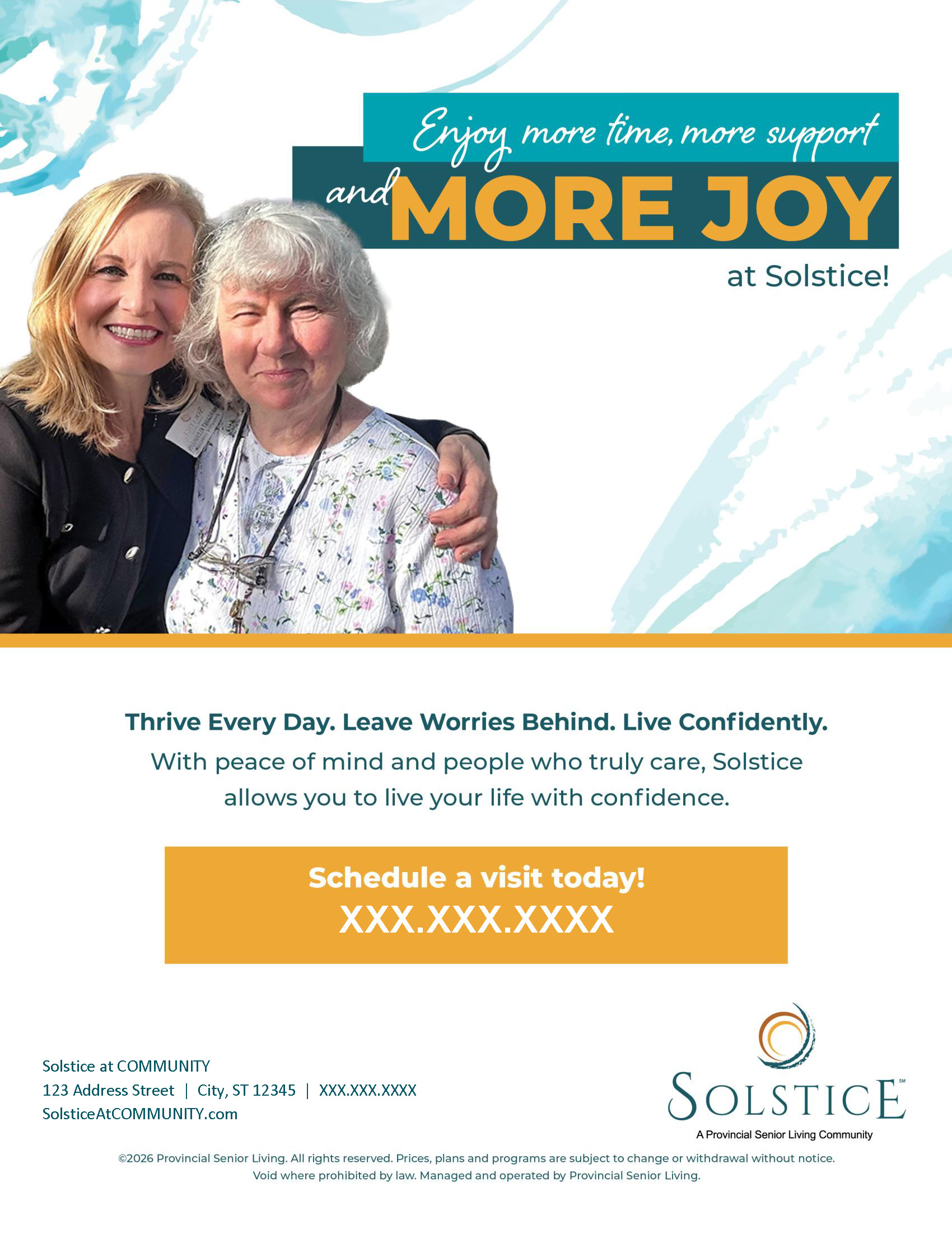 January 2026 Promotional flyer