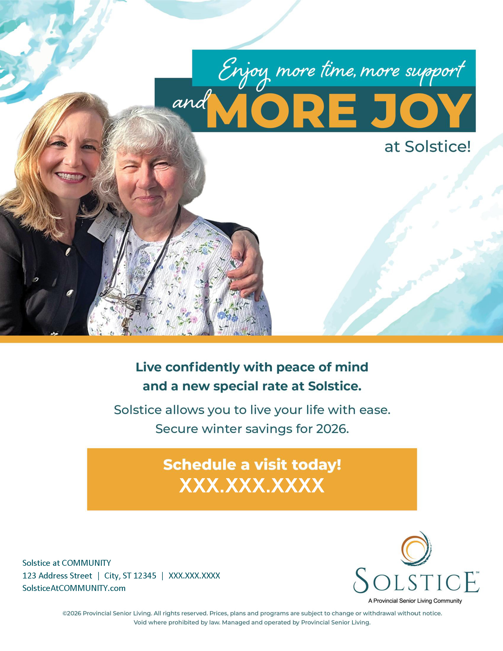 January 2026 Promotional flyer