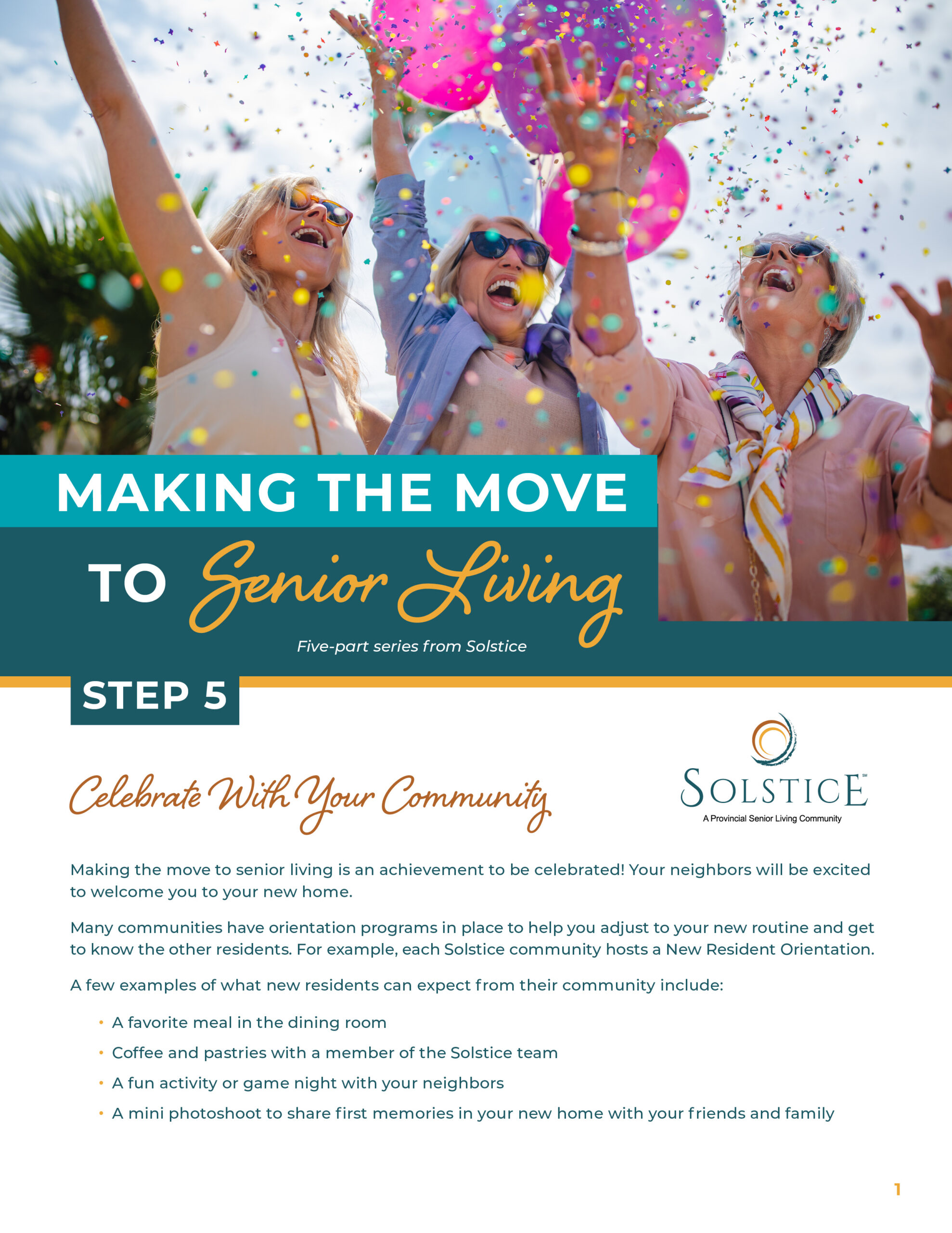 Celebrate With Your Community - Step 5 Cover