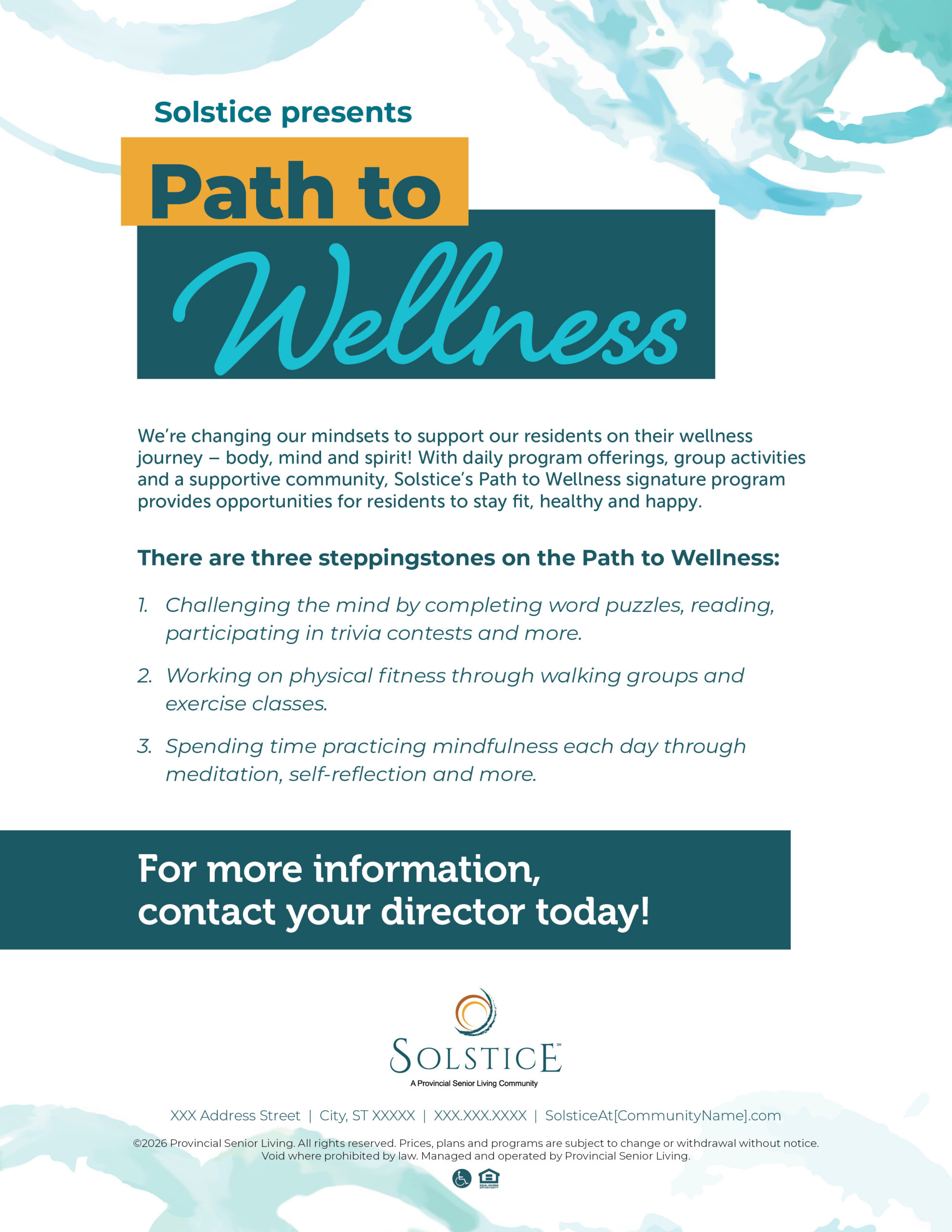 Path to Wellness Flier