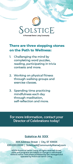 Path to Wellness Rack Card Back