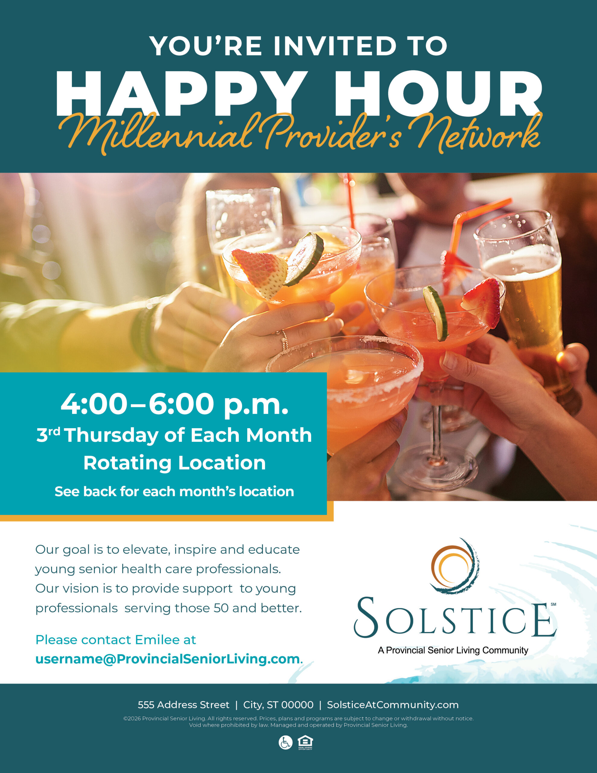 Happy Hour Flyer