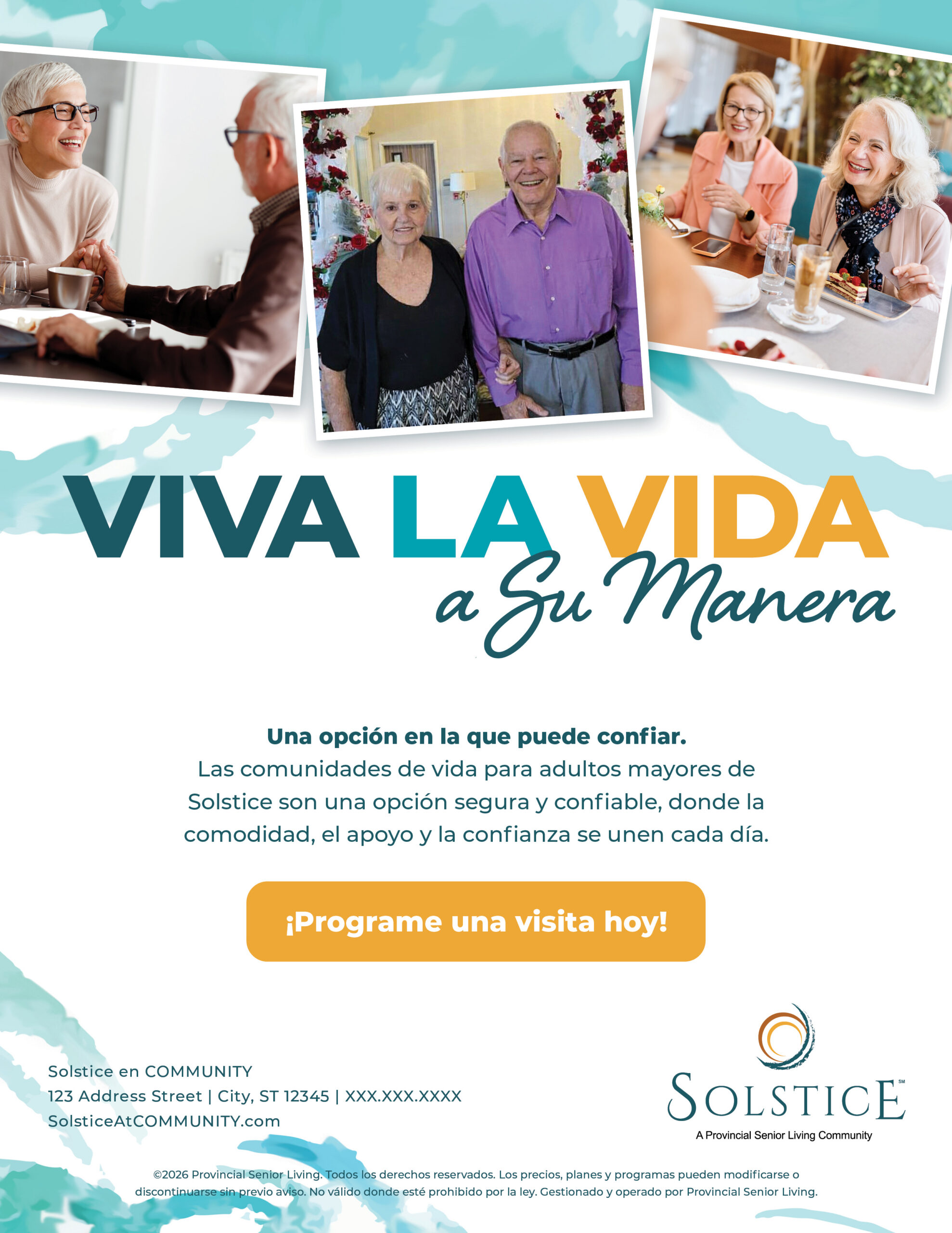 April 2026 Spanish Promo Flyer