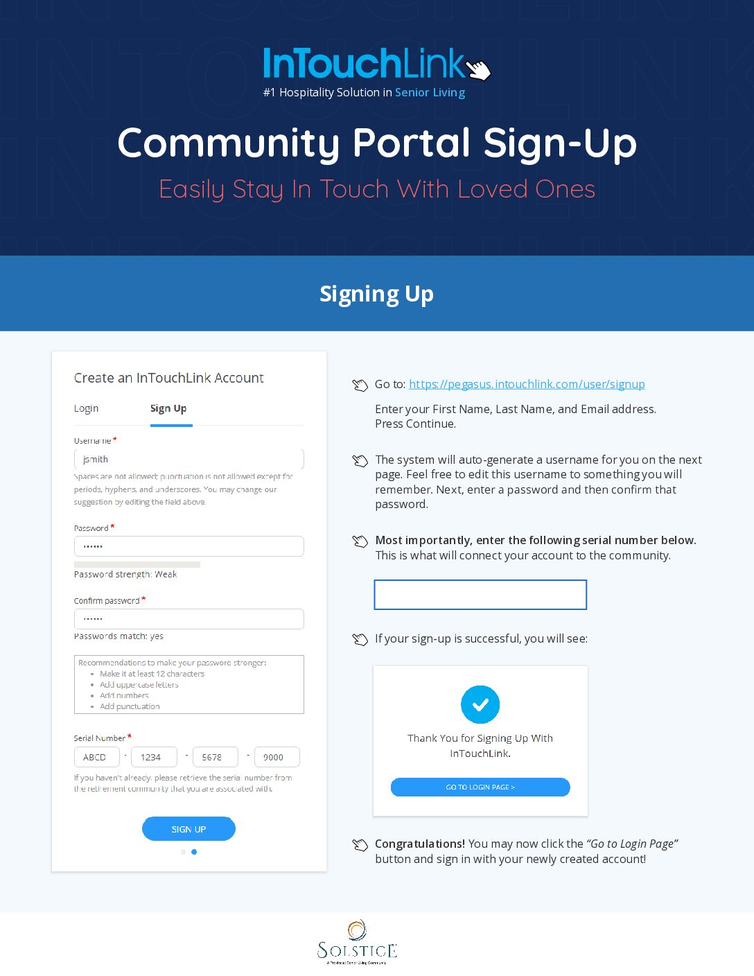 InTouch Community Portal Instructions