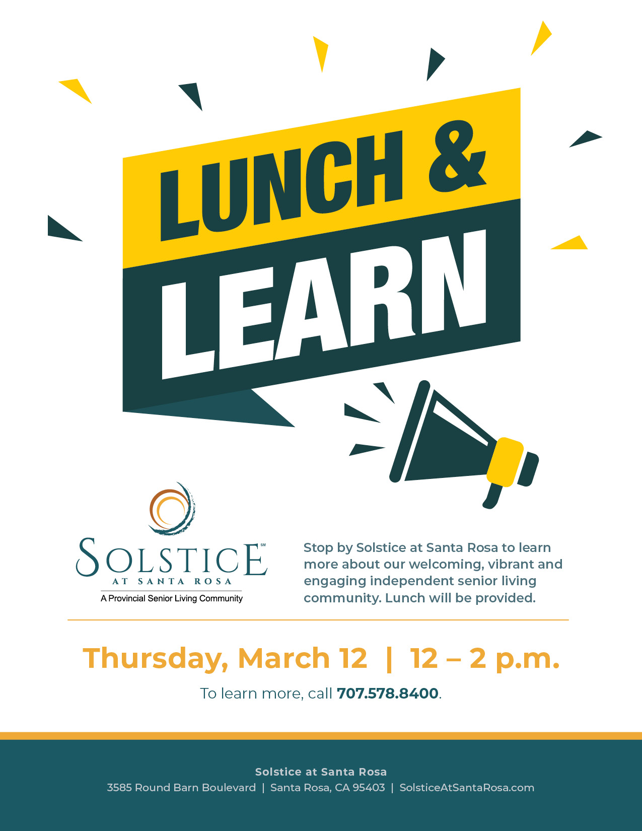 Lunch & Learn flyer